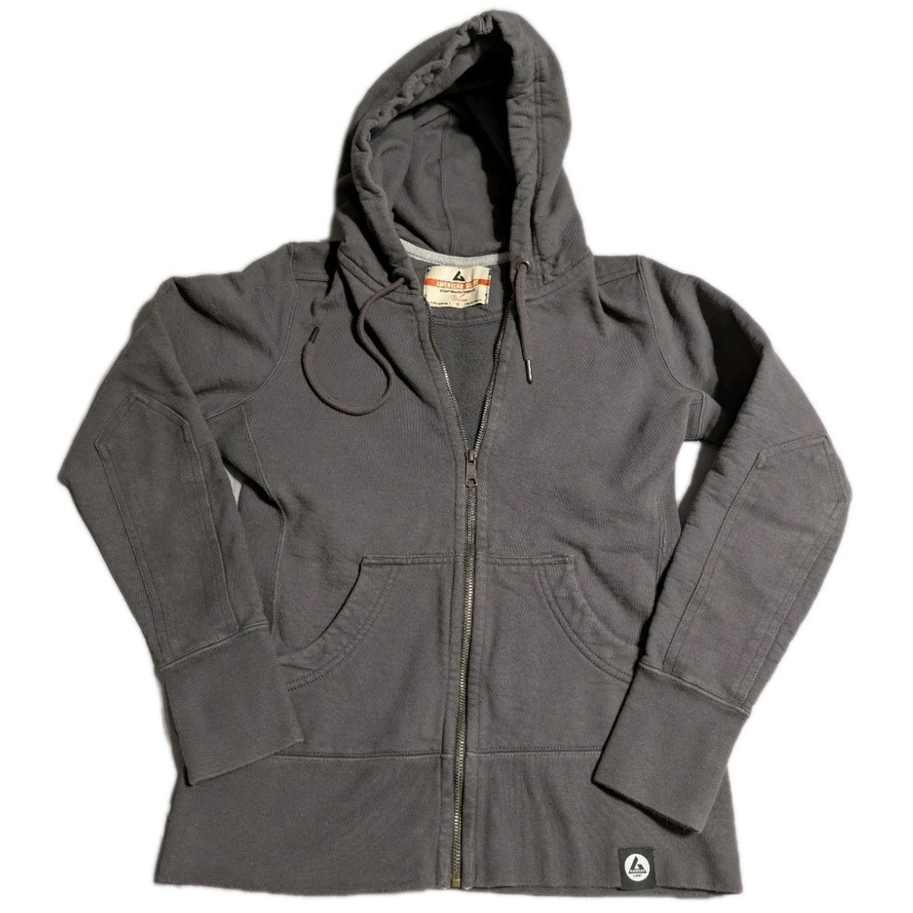American‎ Giant Classic Full Zip Hoodie Gray Women's S USA Made Heavy Sweatshirt